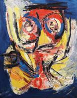 Karel Appel TETE ECLATEE Painting, 57.5H - Sold for $192,000 on 10-10-2026 (Lot 159).jpg